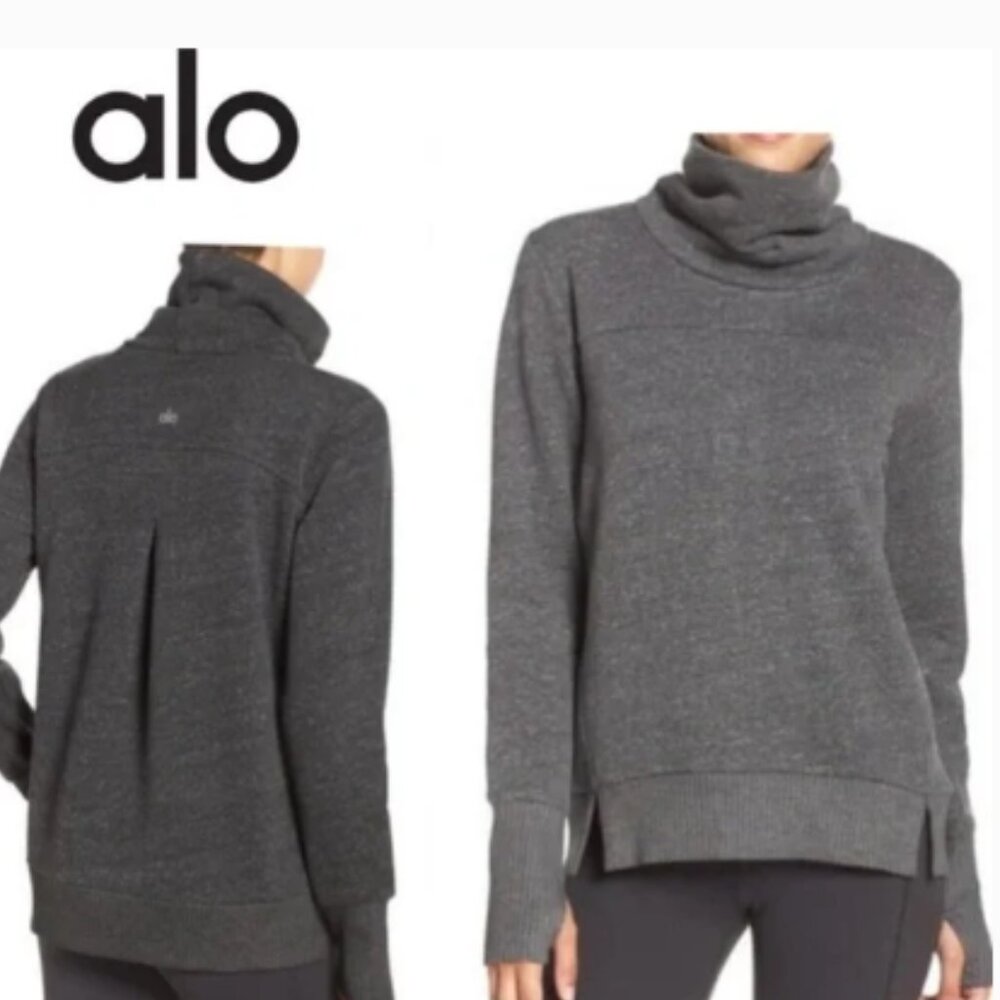 Alo YOGA HAZE Funnel Neck Sweatshirt - XS